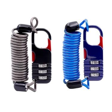 Imagem de UP Security Trava de armário de academia, cadeado de combinação de 4 dígitos para armário de academia, cadeado de bagagem seguro para viagem, cadeado de combinação para armário, mala, unidade de