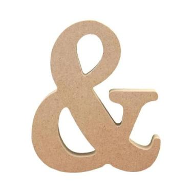 Imagem de Letras Do Alfabeto De Madeira 10cm DIY Design De Nome Arte Em Palavras