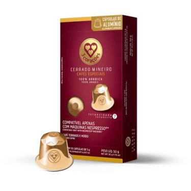 Imagem de Capsula cafe cerrado nespresso 10un - 3 CORACOES
