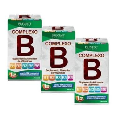 Imagem de Kit C/3 Complexo B C/100 Comprimidos - Prevent Pharma