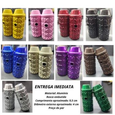 Imagem de Pedaleira Apoio Trolhão - Bmx Pezinho Suporte De Pé Alumínio Bicicleta