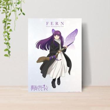 Imagem de Quadro Decorativo Anime Frieren A4  Placa MDF 014 - Lomi Art