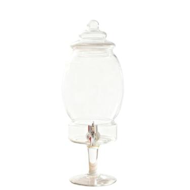 Imagem de Suqueira 3 Litros Vidro Torneira Cromada Luxo Linda Lousa Para escrita(Cromada)