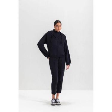 Imagem de Jaqueta Moletom Feminino Essendi  Preto