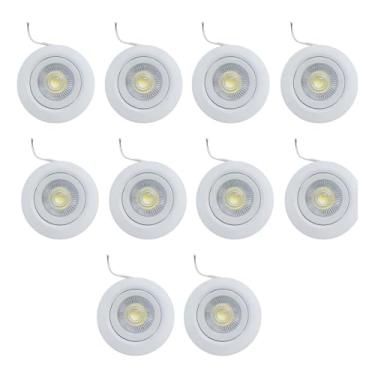Imagem de Kit 10 Spot Led Dicroica Nl05r 5w 3000k Branco Quente