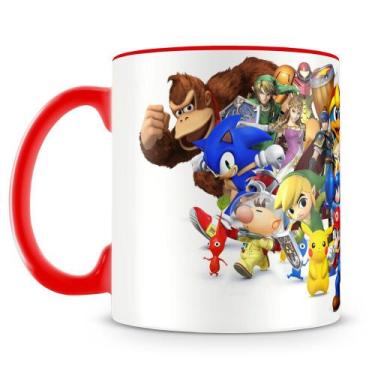 Imagem de Caneca Personalizada Super Smash Bros - Porcelana Alta Resistência - A