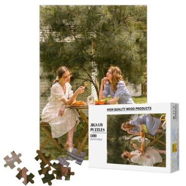 Imagem de Quebra-cabeça personalizado Quebra-cabeça de madeira personalizado de 