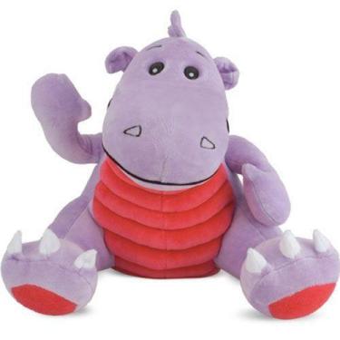 Imagem de Dinossauro de Pelúcia Dino Lilás 24 cm Antialérgico - CTX