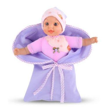 Imagem de Boneca My First Baby Rosa Com Cobertor 33 cm Antialérgica - CTX