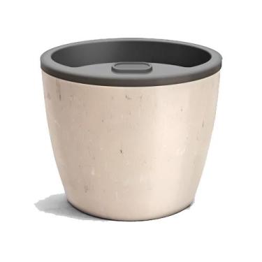 Imagem de Vaso Elegance Nº4 Nutriplan Travertino  Autoirrigável, Mantém as Plant