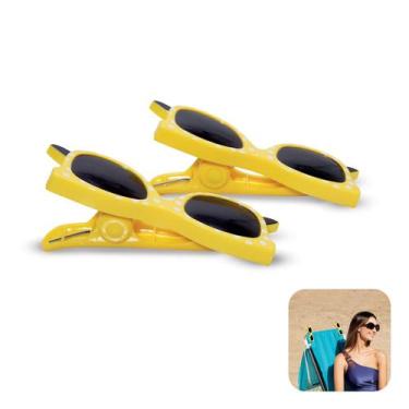 Imagem de Kit 2 Prendedores De Toalha Óculos Clip Cadeira De Praia - 3102 Tobee