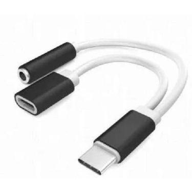 Imagem de Adaptador Type-C Para Audio E Carregador