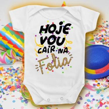 Imagem de Body Infantil Divertido Bebe Carnaval Menino Menina Folia - Borizinho 