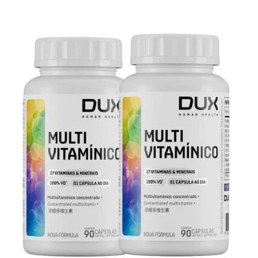 Imagem de Kit 2 Multivitamínico Pote 90 Capsulas Dux Nutrition