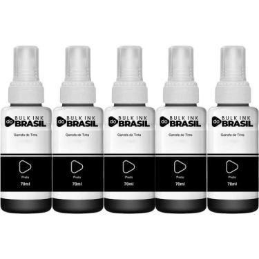 Imagem de Kit 5 Tintas Para Epson T664 L355 L365 L395 L455 L1300 L110 - Bulk Ink