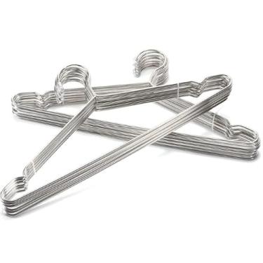 Imagem de Cabide de aço cromado, reforço Execute, organizar a qualidade do guarda-roupa (20)