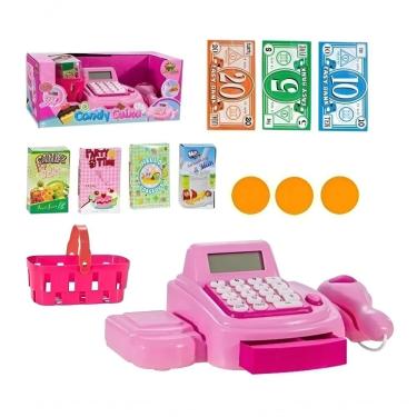 Imagem de Caixa Registradora Pink Cash Srt Cor 15 Pcs