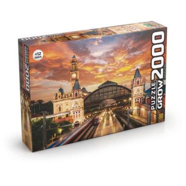 Imagem de Quebra-cabeca cartonado estacao da luz 2000pecas grow