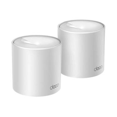 Imagem de Roteador 2 Pack Mesh Wifi 6 Deco X10 IA Dual Band Gigabit Ax1500 TP Li