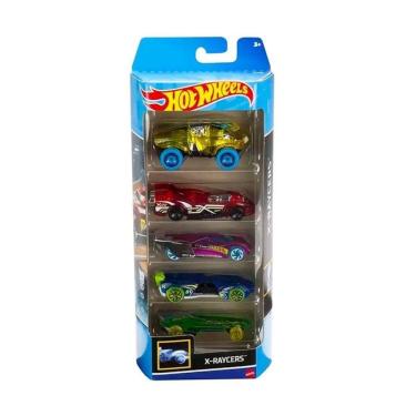 Imagem de Carrinhos Hot Wheels Raycers C- 5 Carros - Mattel