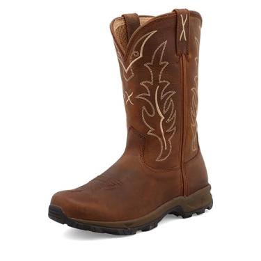 Imagem de Twisted X Bota feminina estilo caminhante Western Moc Toe, Rust, 9