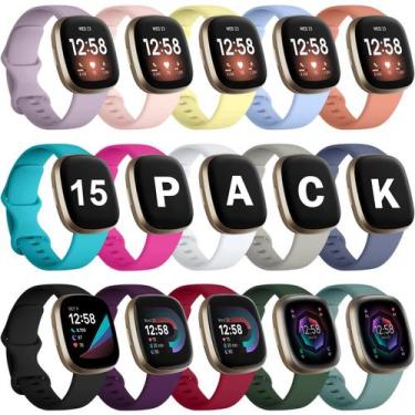 Imagem de Pulseira de relógio GEAK compatível com Fitbit Versa 3/Sense