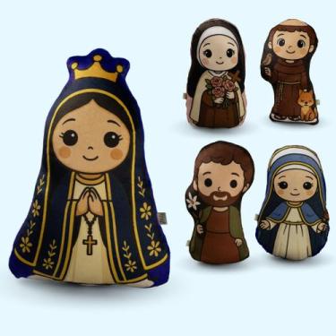 Imagem de Almofadas Decorativas Religiosas Santinhos 30cm - Avm Enxovais, Nossa 