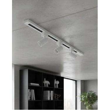 Imagem de Trilho Eletrificado 1m + 3 Spots 7w Led Minimalista Bivolt - Bela Home