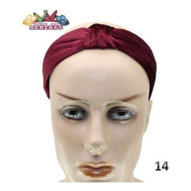 Imagem de Tiara Turbante Faixa De Cabelo Headband Última Moda - Mundo das Menina