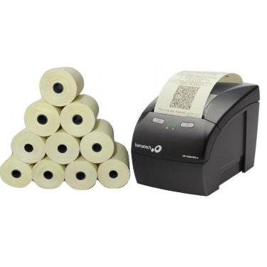 Imagem de Bobina Térmica 80x40 PDV 48g 30 rolos - Papel KPH Amarelo