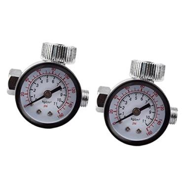 Imagem de barenx Mini regulador de 1/10.2 cm com medidor para compressor de pressão de ar comprimido