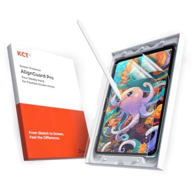 Imagem de KCT 2nd PaperNano Protetor de tela compatível com iPad Air 33.0 cm 2024 (M2) AlignGuard Pro EZ Install, Escreva como papel real, alta sensibilidade, antirreflexo