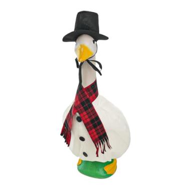 Imagem de Fantasia de Ganso da Varanda Traje Design Papai Noel Decoração Jardim Gramado Tecido Ornamento Versátil Ajusta-se a Estátuas 23