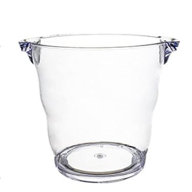 Imagem de GNHGDFFDF Balde de gelo comercial KTV balde para gelo doméstico balde de champanhe barra de barril de grão de gelo plástico acrílico