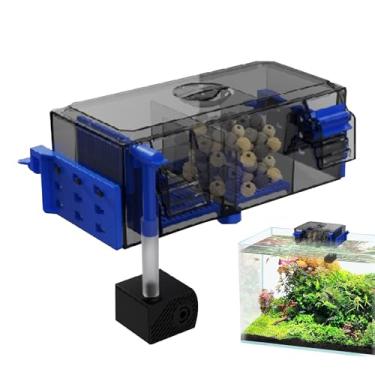 Imagem de Filtro para aquário, filtro superior de aquário - Bomba de água compacta multifuncional silenciosa para claridade de camarão, filtragem de água salgada Betta, manutenção de tartarugas