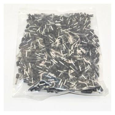 Imagem de 1000 peças E0508 E7508 E1008 E1508 E2508 E4009 Terminal de crimpagem elétrica (preto, E1508)