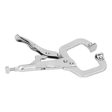 Imagem de POENVFPO Braçadeira C de Travamento 6 pol. Braçadeira de Soldagem Ajustável Liga de Aço para Loja Casa Fazenda Conexão de Rebite de Mandíbula Flexível