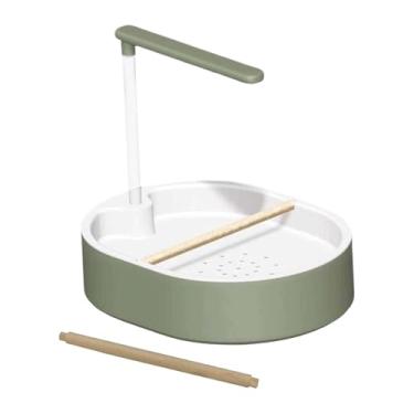 Imagem de Ｂｅｓｇａ Banheira para com poleiros de madeira, brinquedo, bomba ajustável, chuveiro automático para pássaros, ideal para calopsitas, periquitos e, Chuveiro Verde