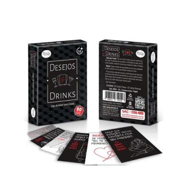 Imagem de Baralho desejos e drinks jogos para casais - Diversão ao cubo