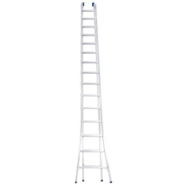 Imagem de Escada de Alumínio Mor Extensível, 2 x 15 Degraus