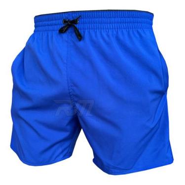 Imagem de Short Dryfit Corrida Academia Secagem Rapida - RM Fabricacao, GG, Azul