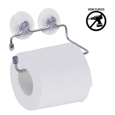 Imagem de Porta Papel Higiênico Com Ventosas Csk 3530 Bc