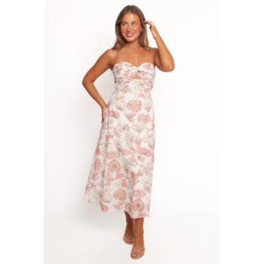 Imagem de Petal & Pup Vestido feminino Calantha-Maxi-Rosa-Floral, Rosa floral, M