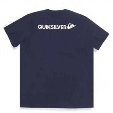 Imagem de Camiseta Quiksilver EBM Square - Azul Marinho-Masculino