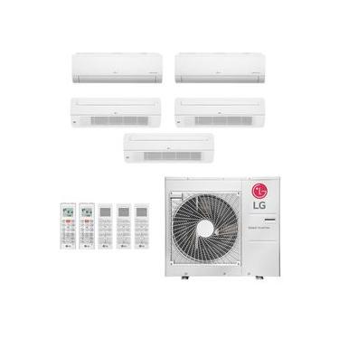 Imagem de Ar-Condicionado Multi Split Inverter LG 48.000 (2x Evap HW 9.000 + 3x Evap Cassete 1 Via 18.000) Quente/Frio 220V