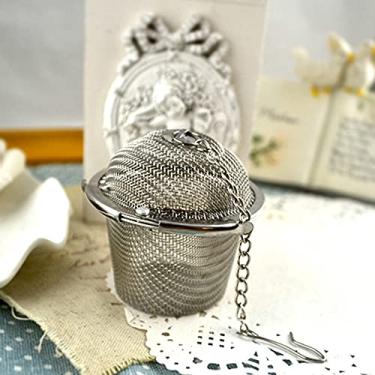Imagem de Infusor de Chá Aço Inoxidável 304 com Buracos Malha Coador Café Ervário Fácil Limpar Armazenamento Ferramentas Cozinha para Escritório Sala Estar