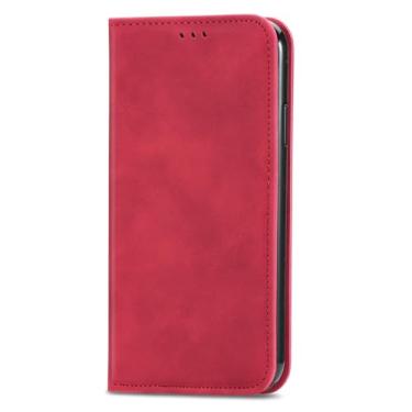 Imagem de Capa tipo bolsa para Samsung Galaxy S25/S25 Plus/S25 Ultra, couro fosco, moderno, flip, porta-cartões, capa protetora interna de TPU antiqueda