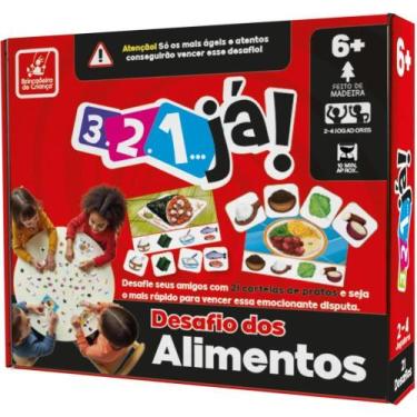 Imagem de Jogo Educativo 3.2.1 JÁ  Desafio dos Alimentos Interativo e Divertido 