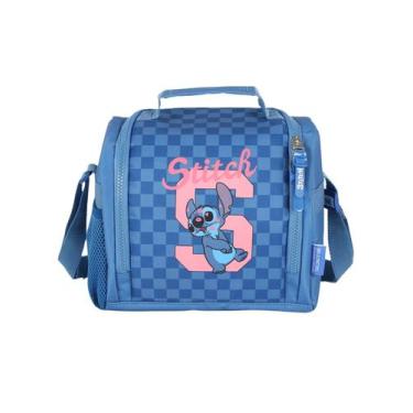 Imagem de Lancheira Térmica Merendeira Lilo Stitch LA50053 - Luxcel, azul