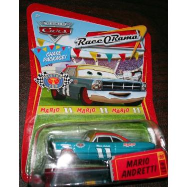 Imagem de Disney 2008-2009 Pixar Movie Cars Mario ANDRETTI Race O RAMA Chase Package Chase CAR #97